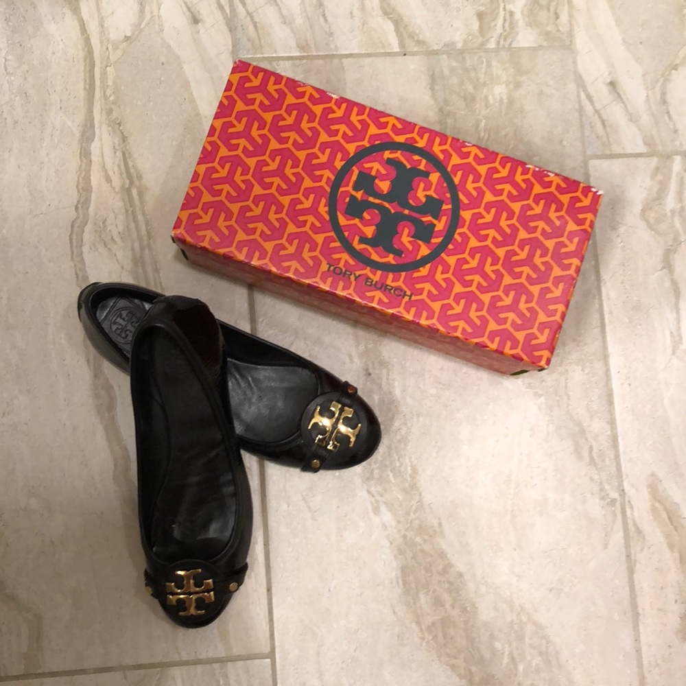 Tory Burch Black Amanda flats - 8.5